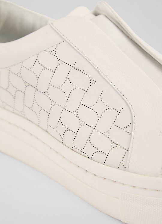 Joy Neutral Leather Oloid Trainers