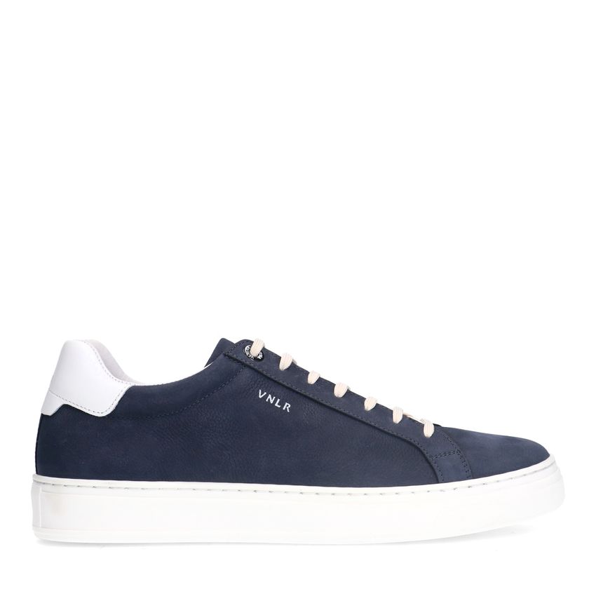 Van Lier Blauwe nubuck sneakers