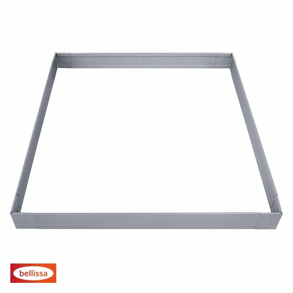 Beeteinfassung »Pro«, LxH: 103 x 13 cm, Silber