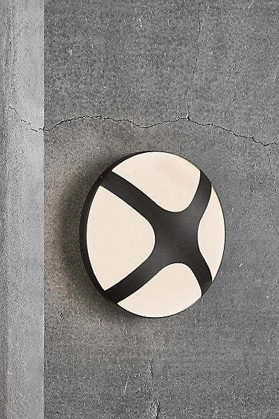 Applique murale Plafonnier extérieur Cross 26cm E27 IP54 Nordlux Noir