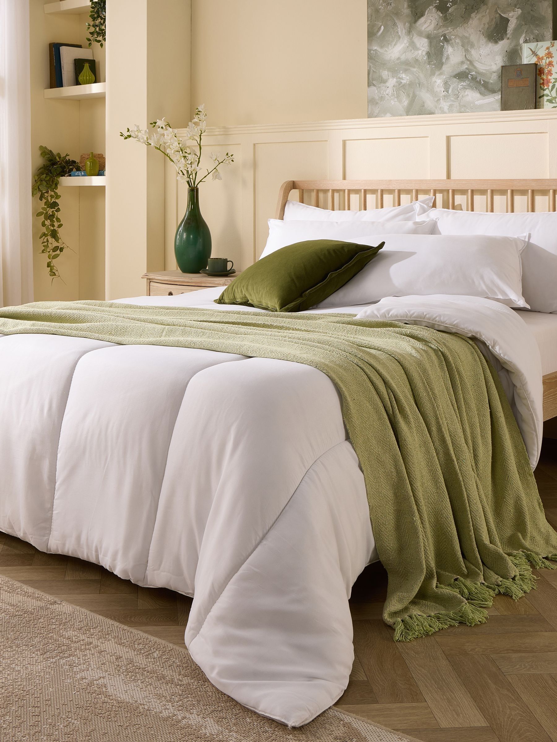 Slumberdown White Anti Allergy 4.5 tog Summer Duvet