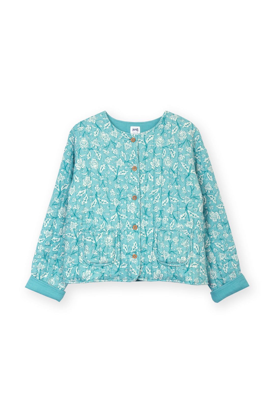 Kite Harbin Quilted Jacket Ocean Bloom