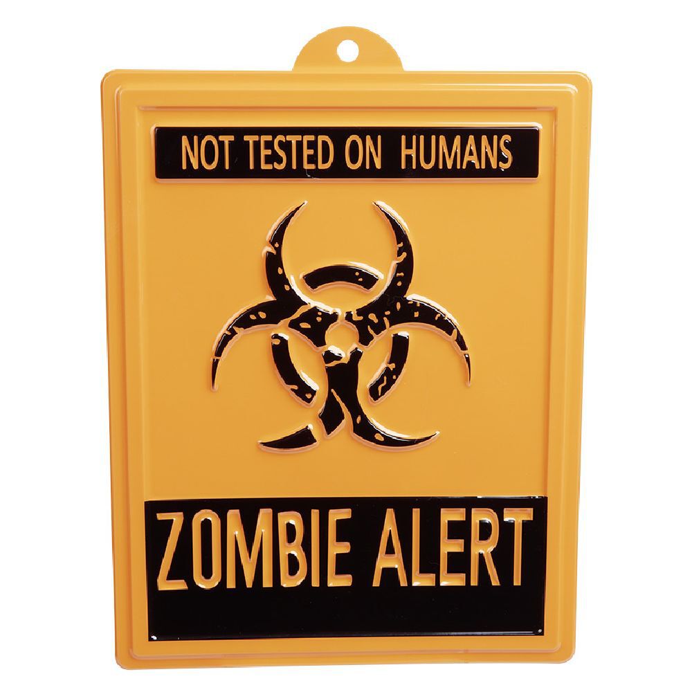 Pancarte zombie danger