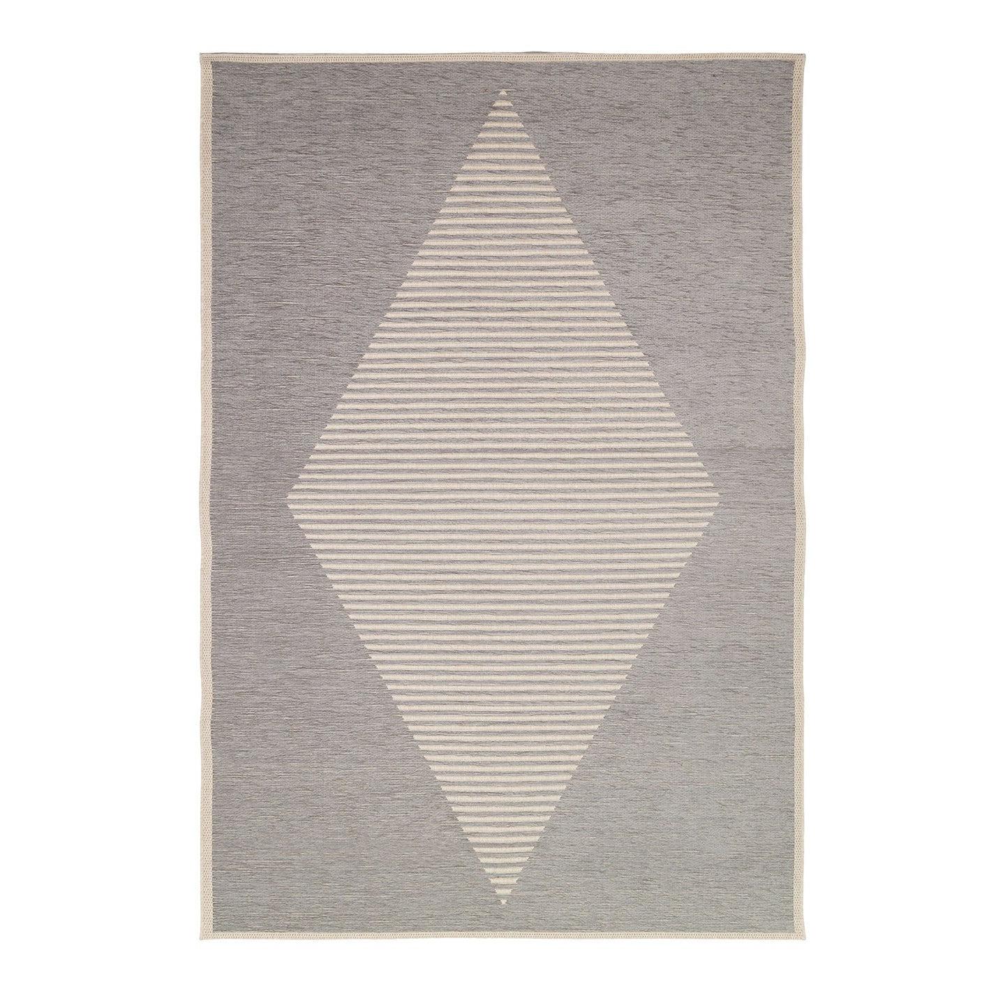 AFK Living vloerkleed Diatonique - voor binnen en buiten - grijs - 115 x 170 cm