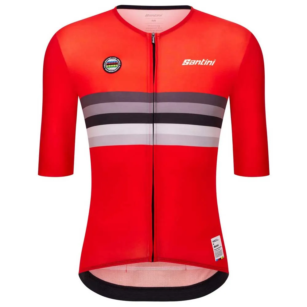 Santini UCI World Champion Switzerland 2025 short sleeve jersey