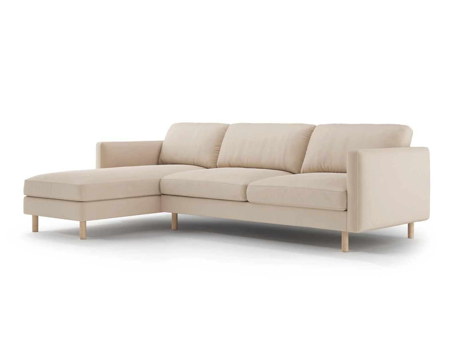 Hoekbank Eden links velvet
