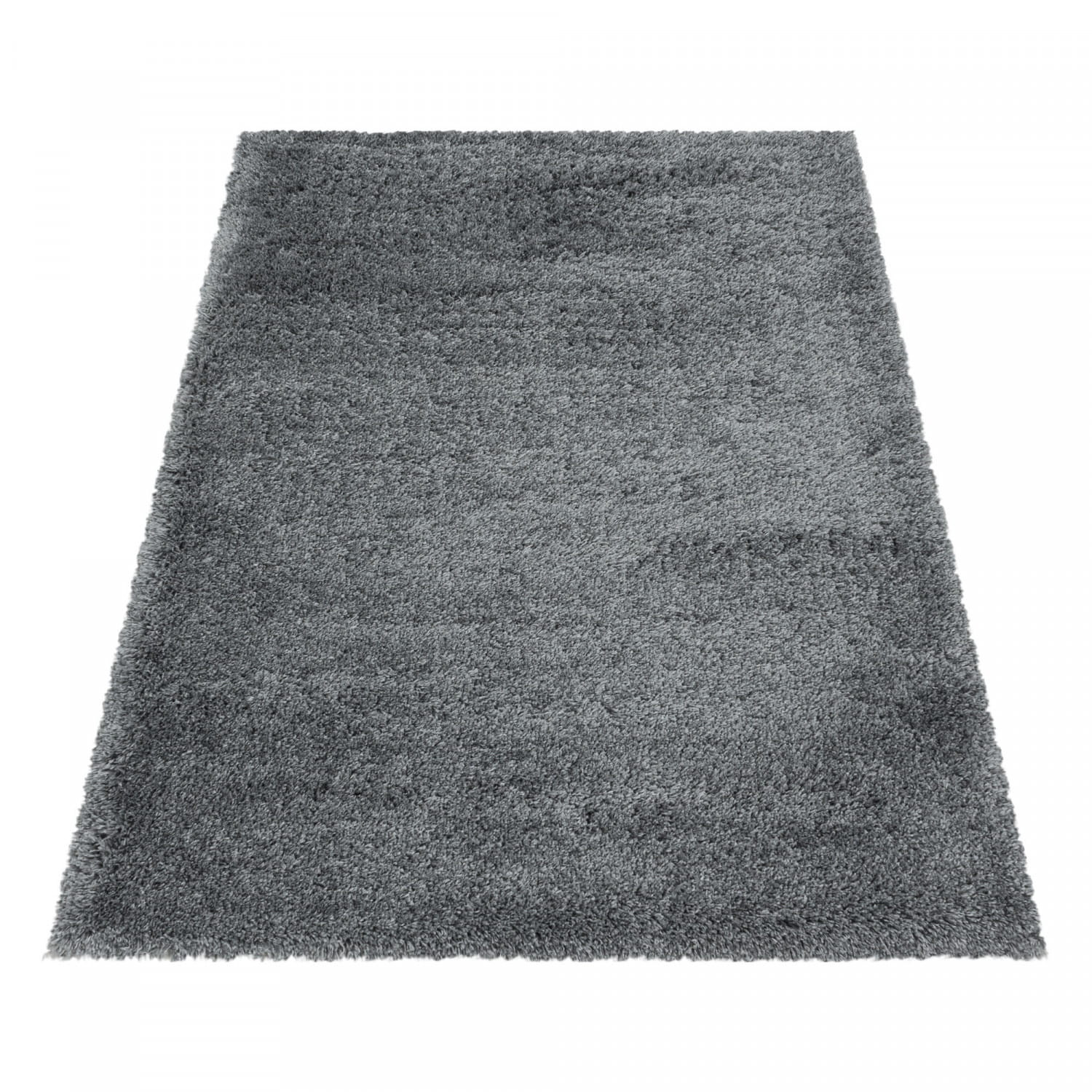 Dywan shaggy Fluffy Super Soft jasno szary 60 cm x 110 cm