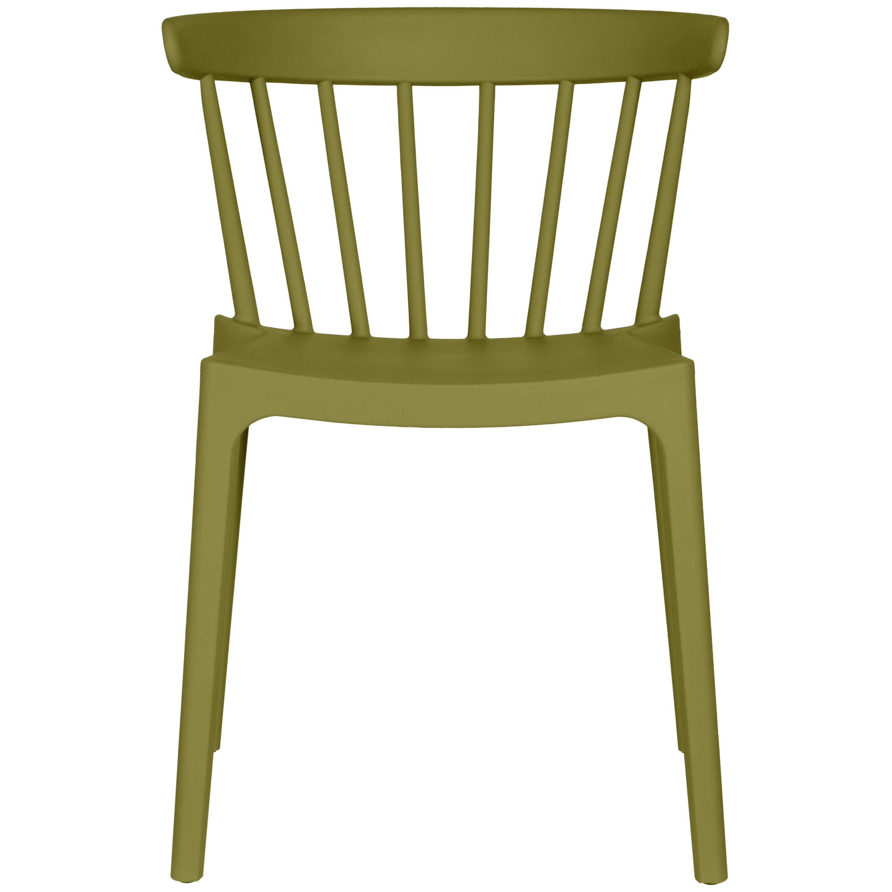 Woood Bliss Spijlenstoel - Matcha Green