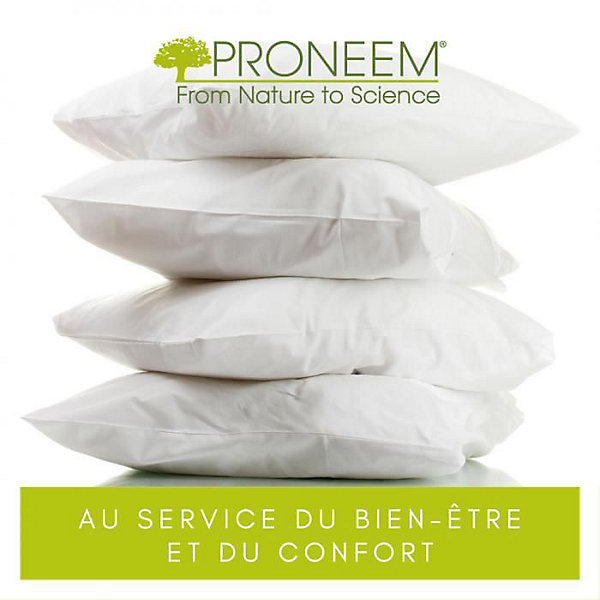 Oreiller moelleux antiacariens Proneem Fibre VOLUPT'AIR Dodo - Oreiller 50 x 70 cm