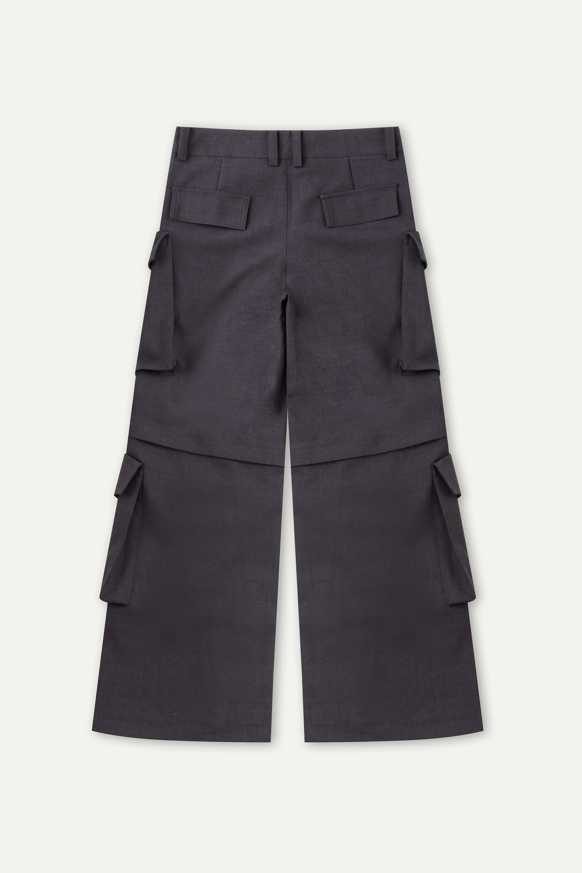 Flap-Pockets Cargo Pants