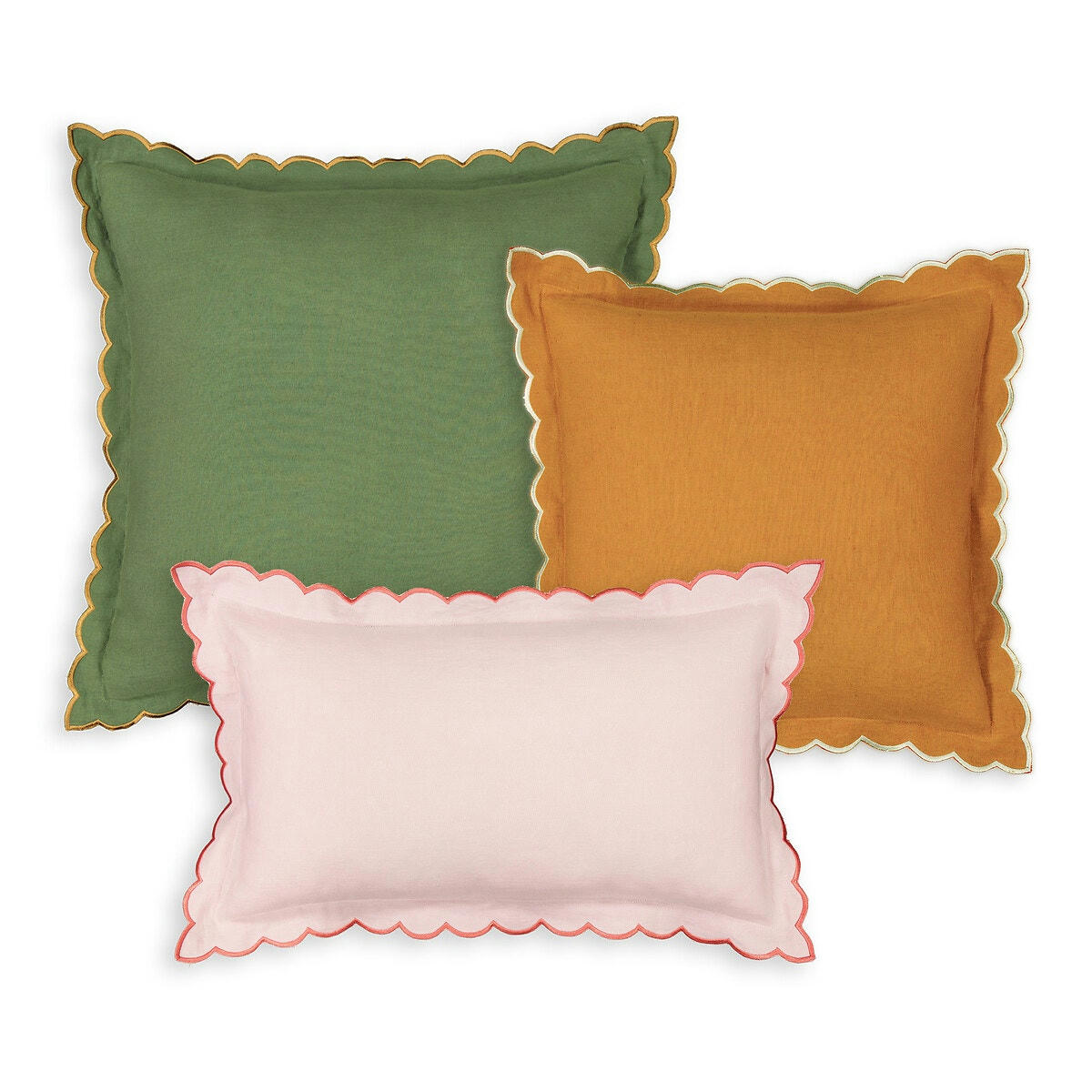 Housse de coussin 40x40 cm lin/coton, Antoinette