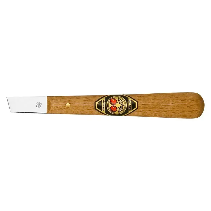 SLØYDKNIV TWO CHERRIES RETT 13MM