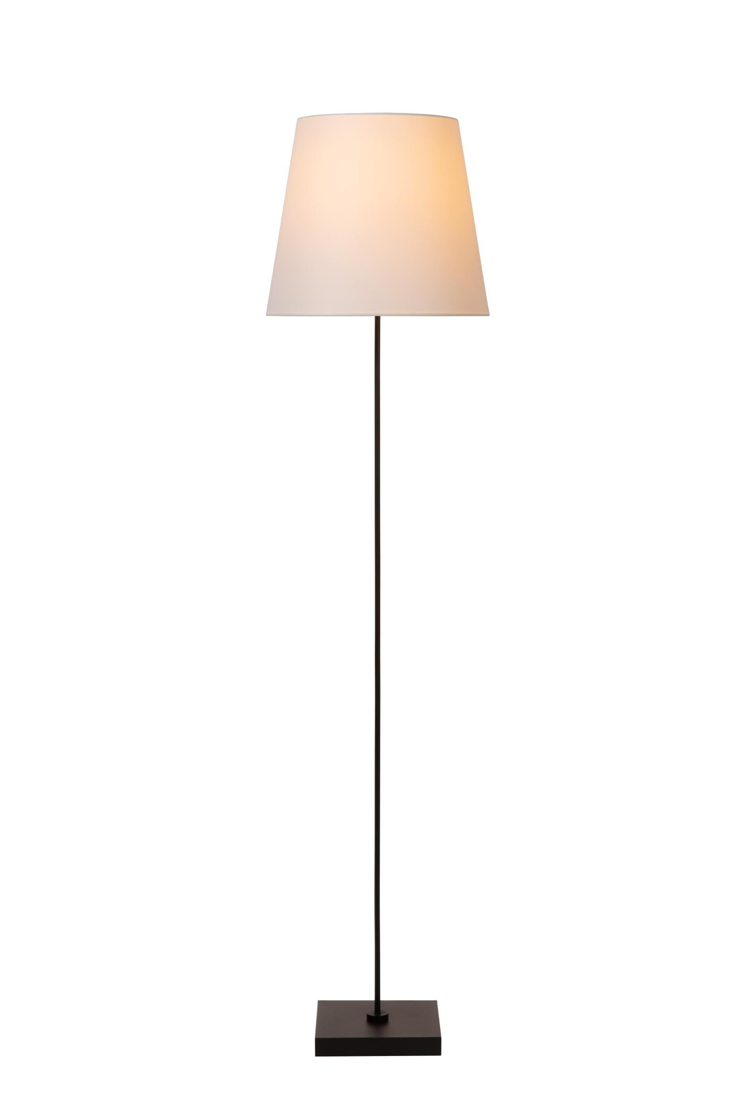 Lampa podłogowa czarno-biała PENDIO 1xE27x40W wym:150x35x35cm Lucide