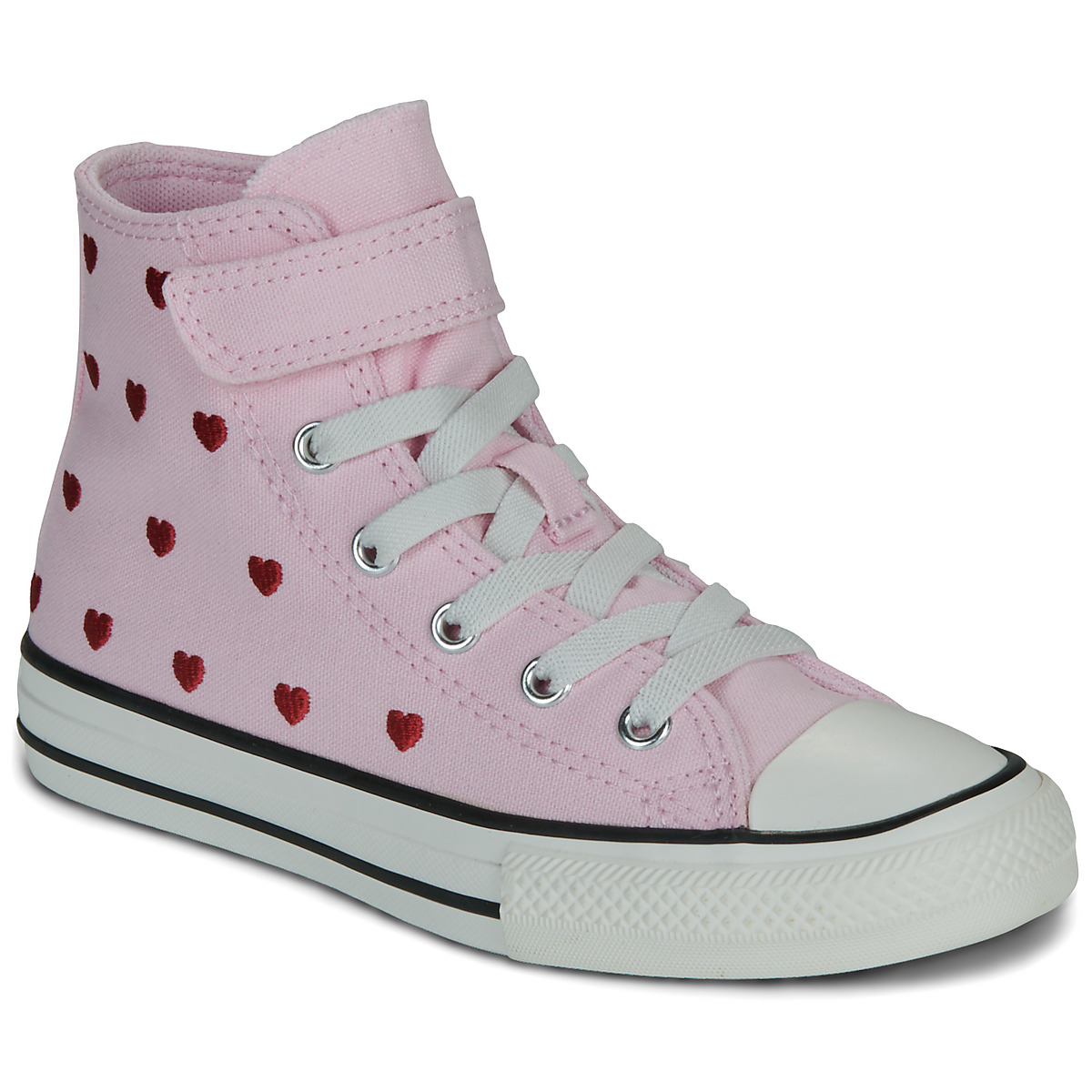 Converse - CHUCK TAYLOR ALL STAR HEARTS & ROSES EASY-ON - Pink