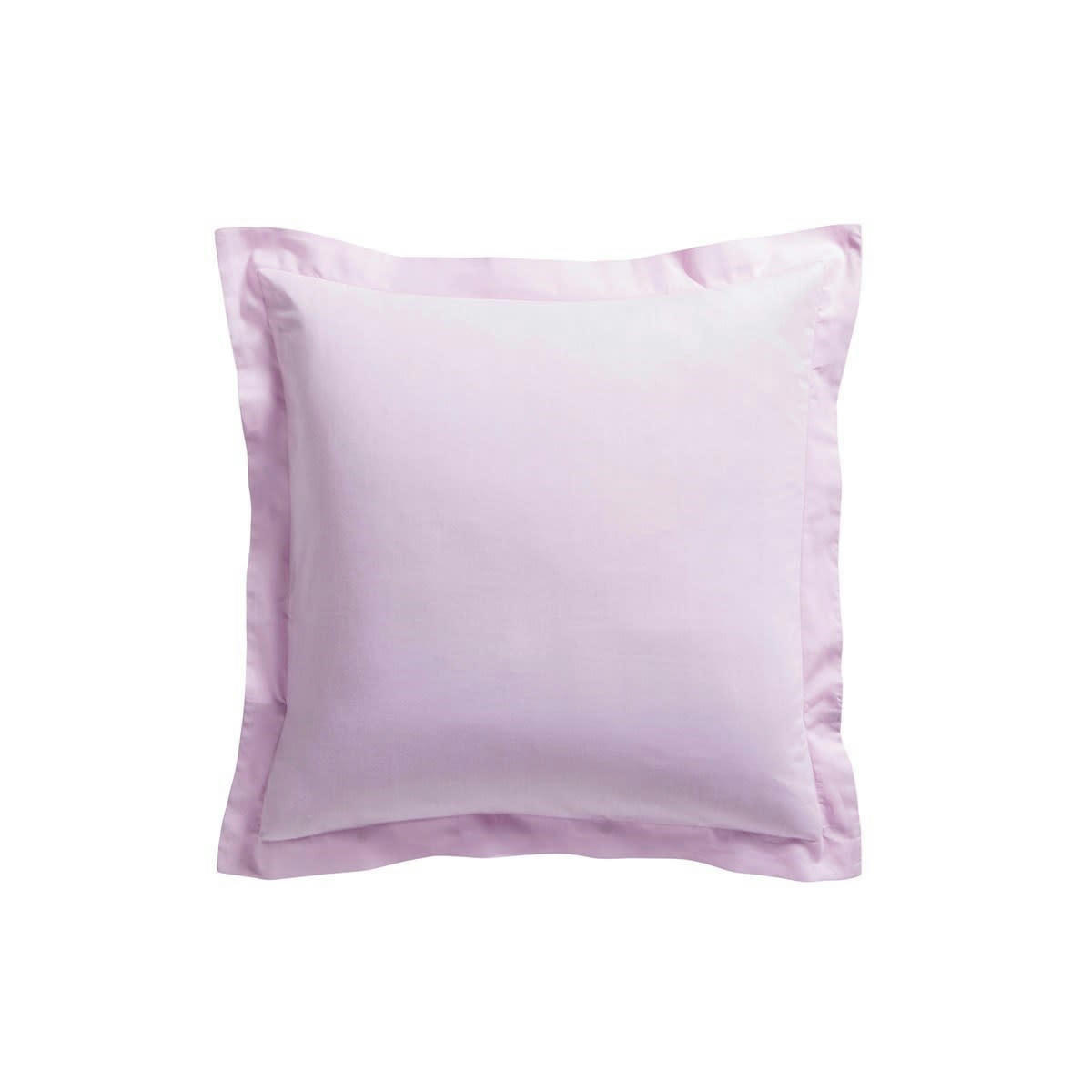 57FILS - Taie d'oreiller uni  en Coton Rose 75x75 cm