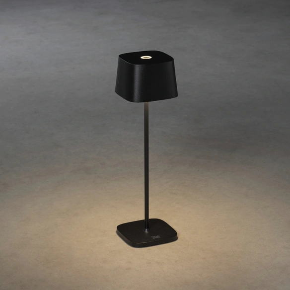 USB-Tischleuchte »Capri«, schwarz, Höhe: 36 cm, dimmbar, inkl. Batterie