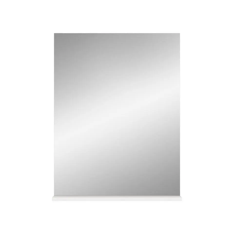 Hioshop Scout spiegel bad 1 deur- 1 plank wit hoogglans- wit