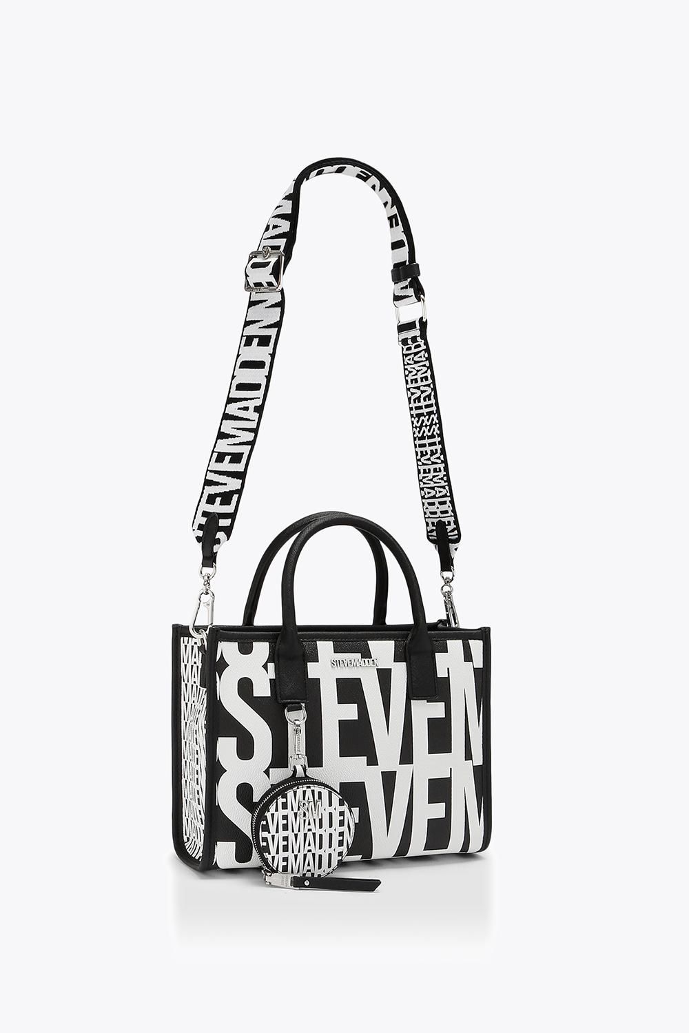 STEVE MADDEN Vision Bag Black' Fabric