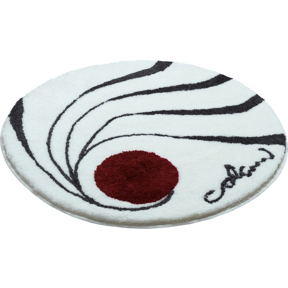 Badematte »Colani 18«, BxL: 80 x 0 cm, weiß, aus 100% Polyacryl