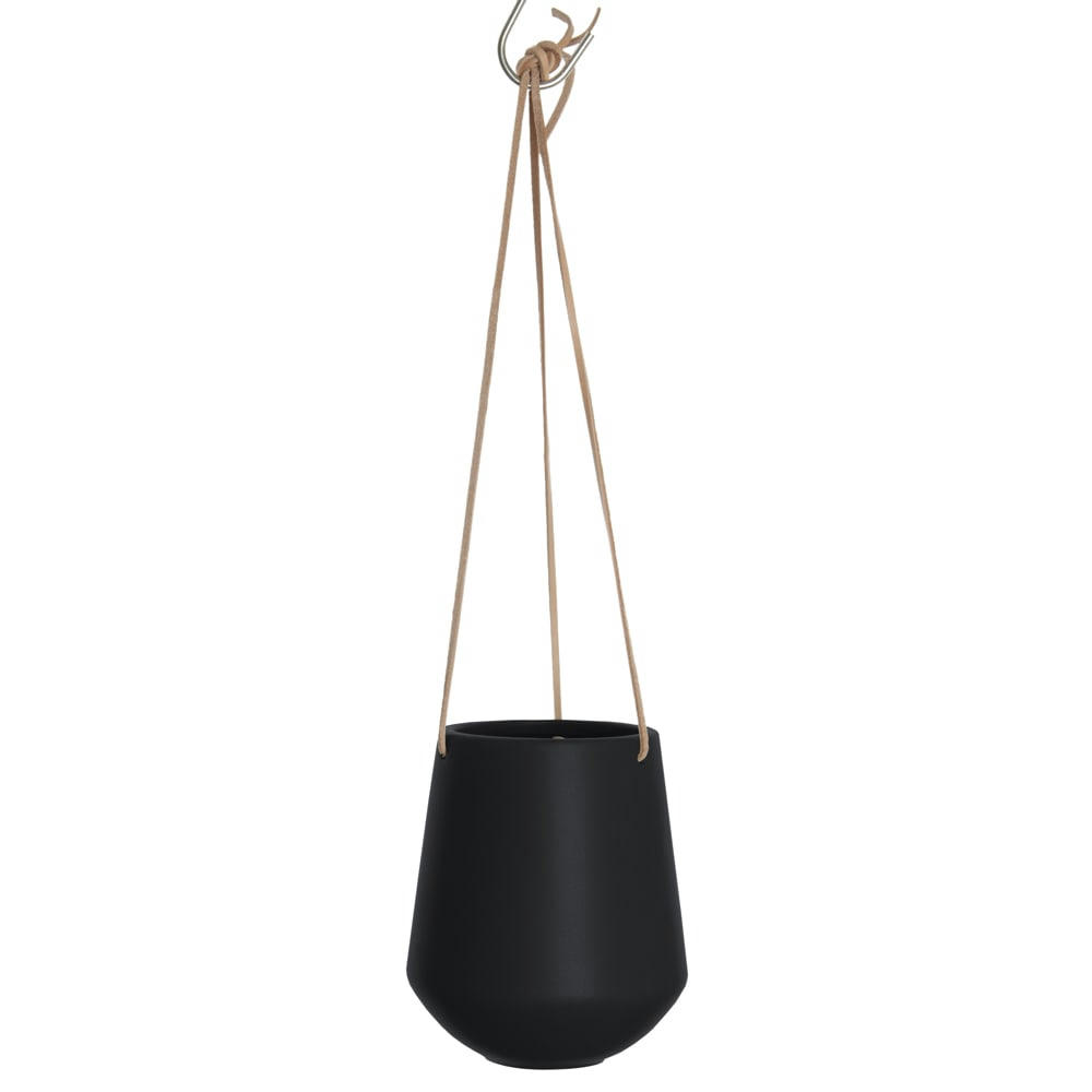 SKITTLE - Vase à suspendre medium noir