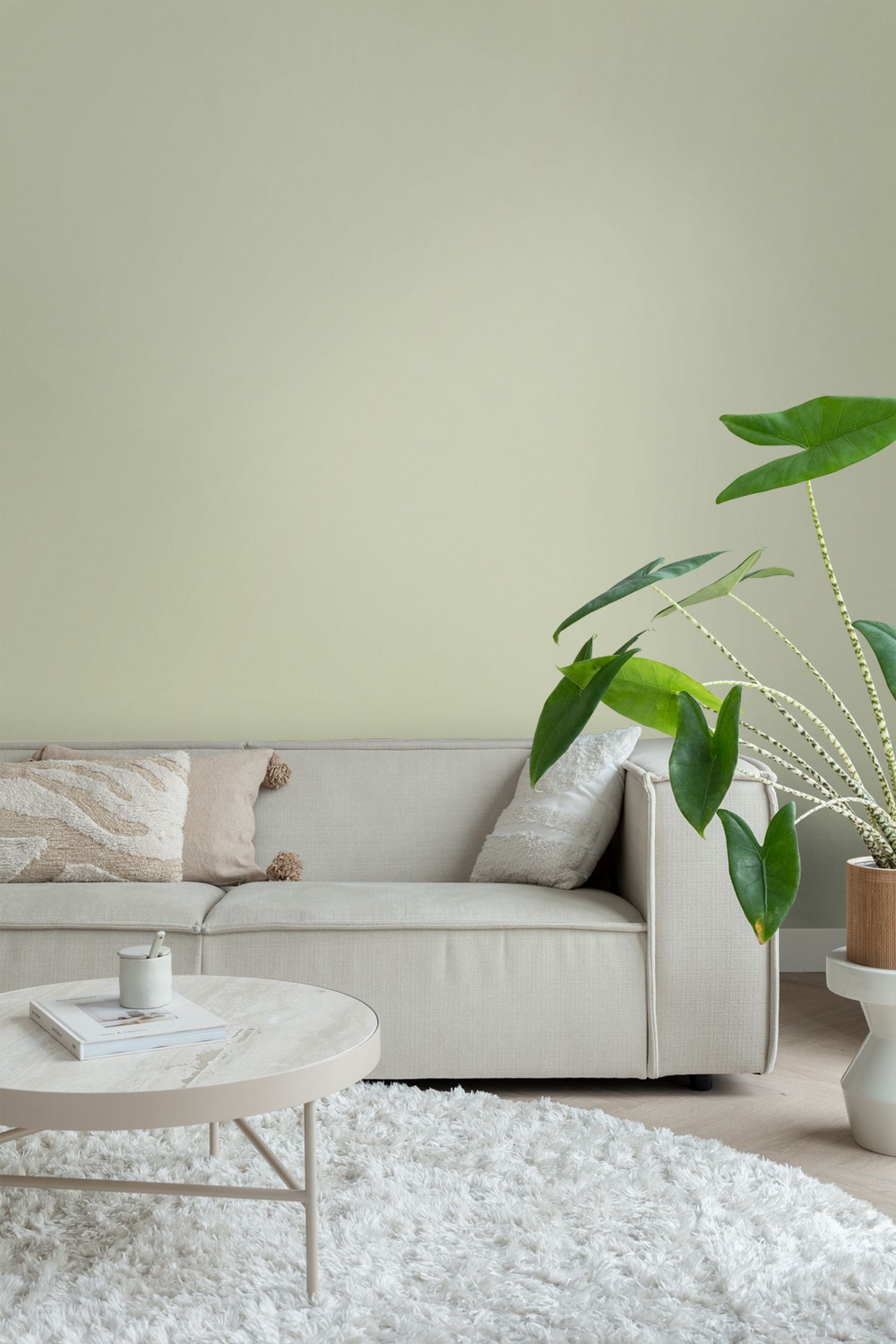ESTAhome muurverf mat licht vergrijsd groen - 2 l / ca. 18 m² - 191020