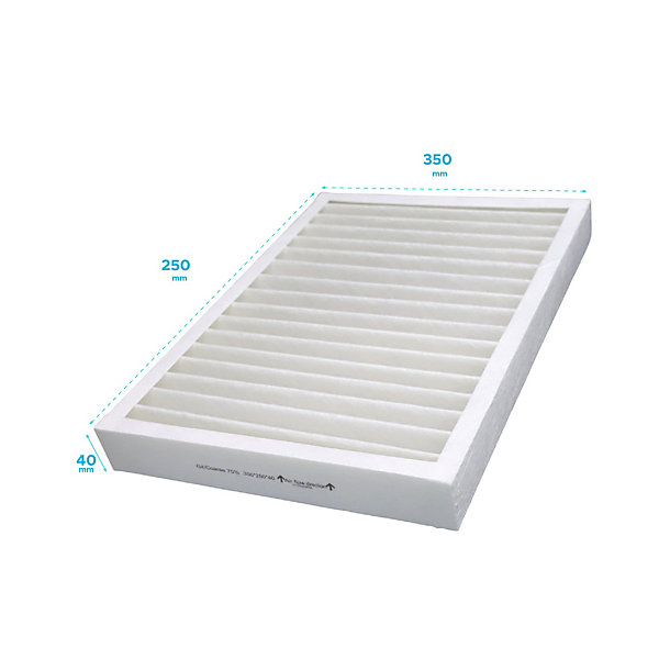 Filtres compatibles caisson ISO-BOX PAUL DN160 Contenu : - 1 Filtre G4 (40mm d'épaisseur) ,