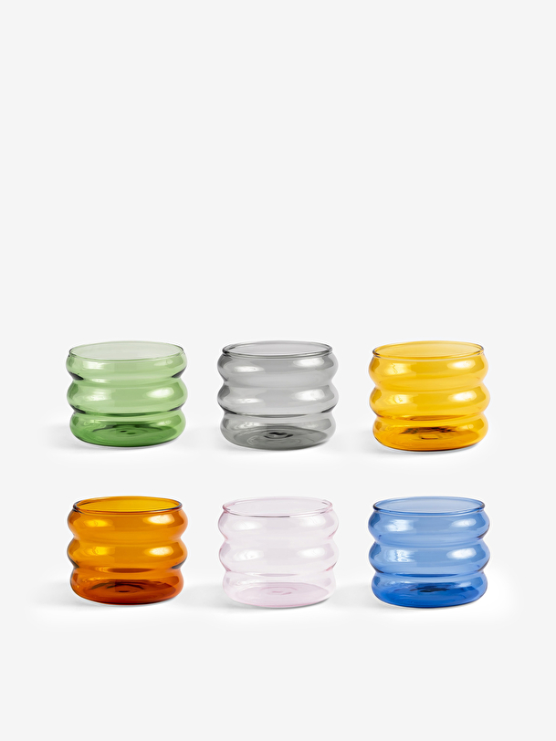 Verre a eau chubby orange - &klevering orange