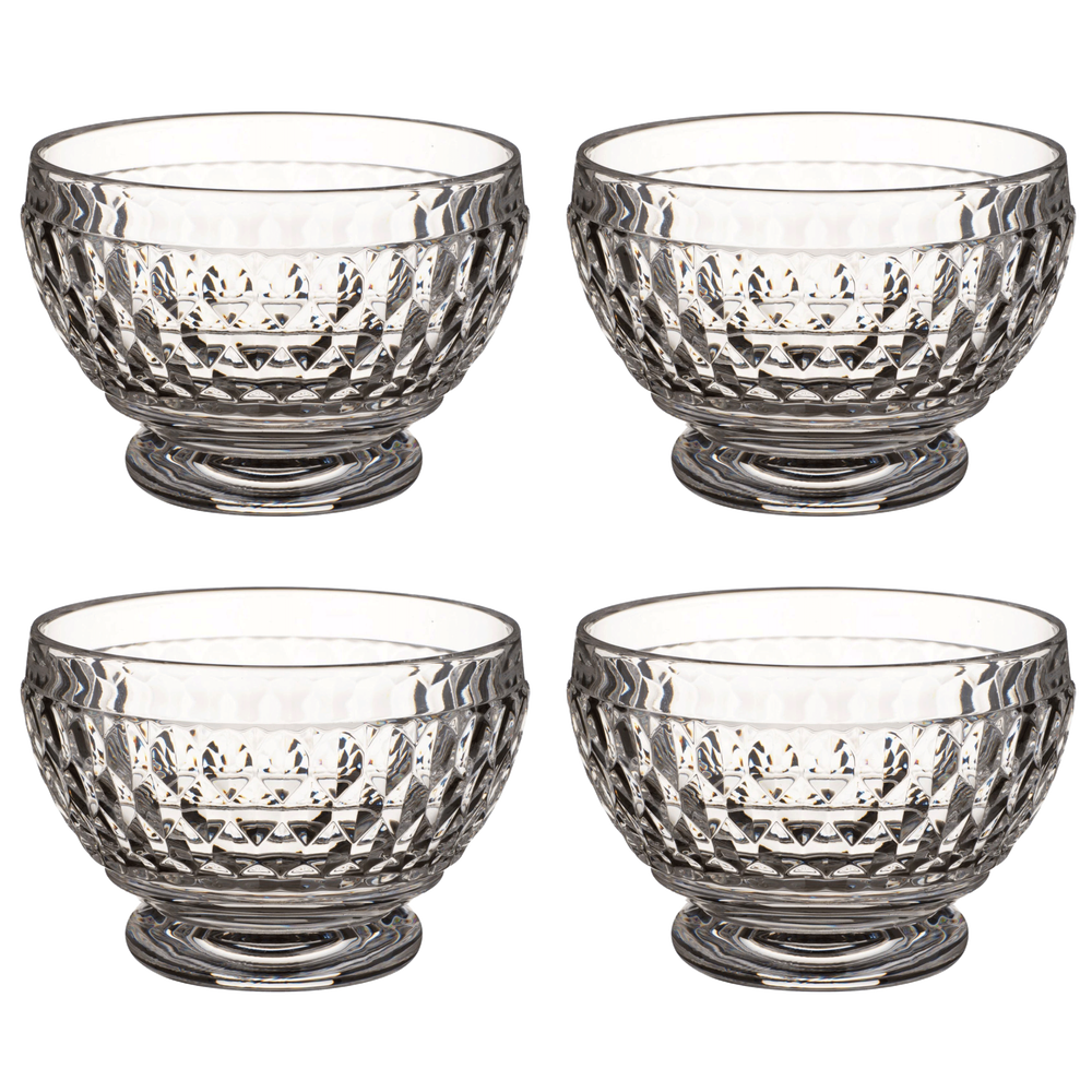 Boston Dipping bowl - Clear, crystal glass