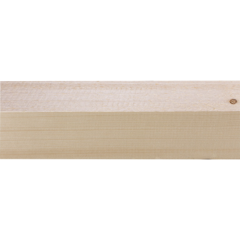 Chevron en sapin brut 210 x 7,5 x 6,3 cm