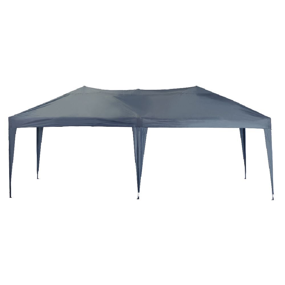 Tonnelle rectangulaire Easy ouverture télescopique gris UPF50  590x295xH270cm 18 m&sup2;