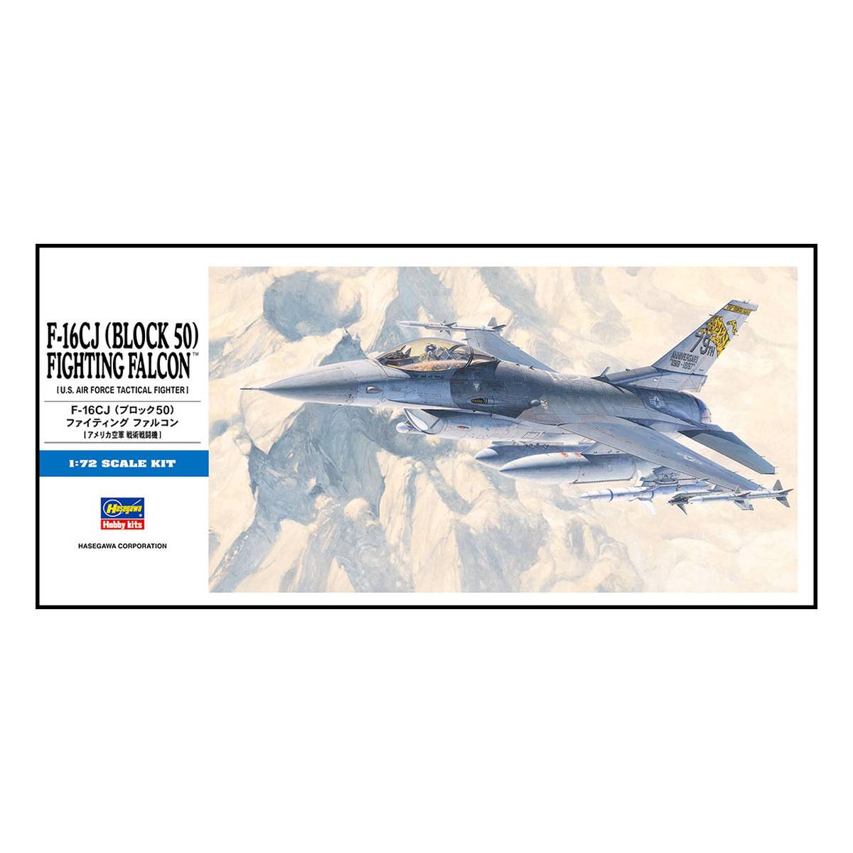 Hasegawa F-16CJ Block 50 Fighting Falcon Model Kit 1:72