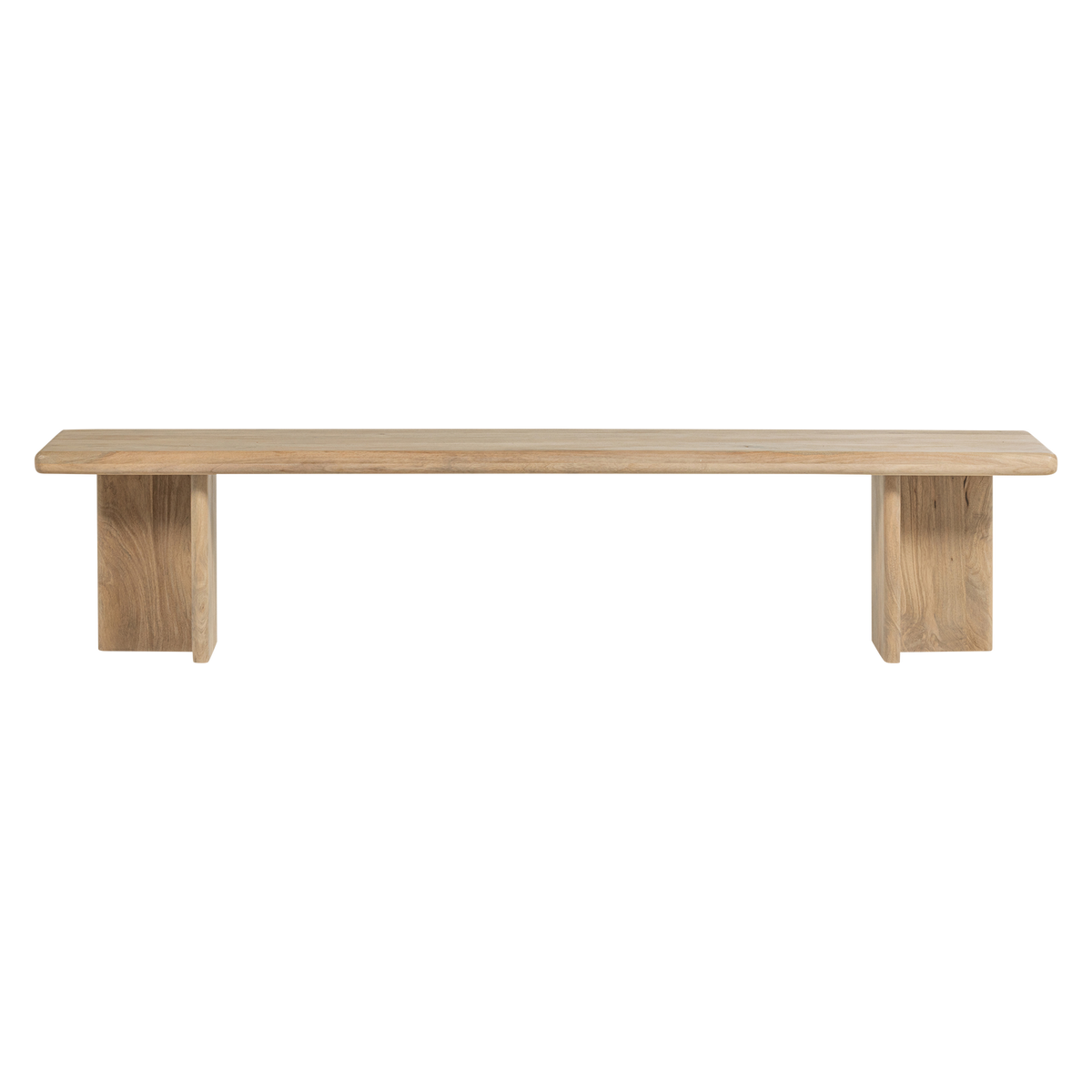 WOOOD eetbankje 220 cm Ato - Mangohout - Naturel - 47x220x45