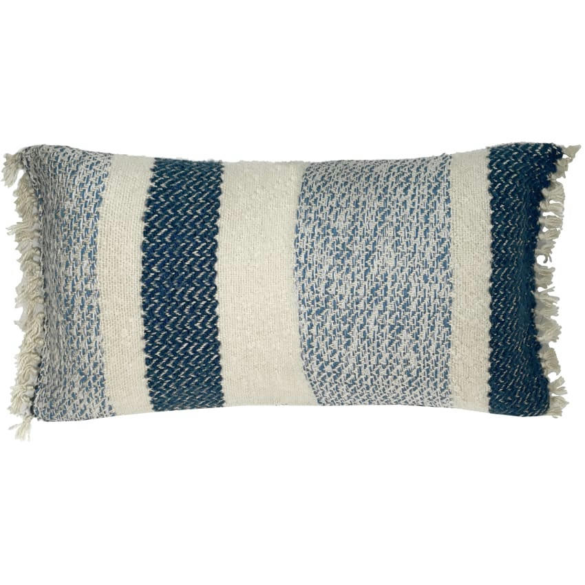 BERBER - Coussin berbère bleu 35x60
