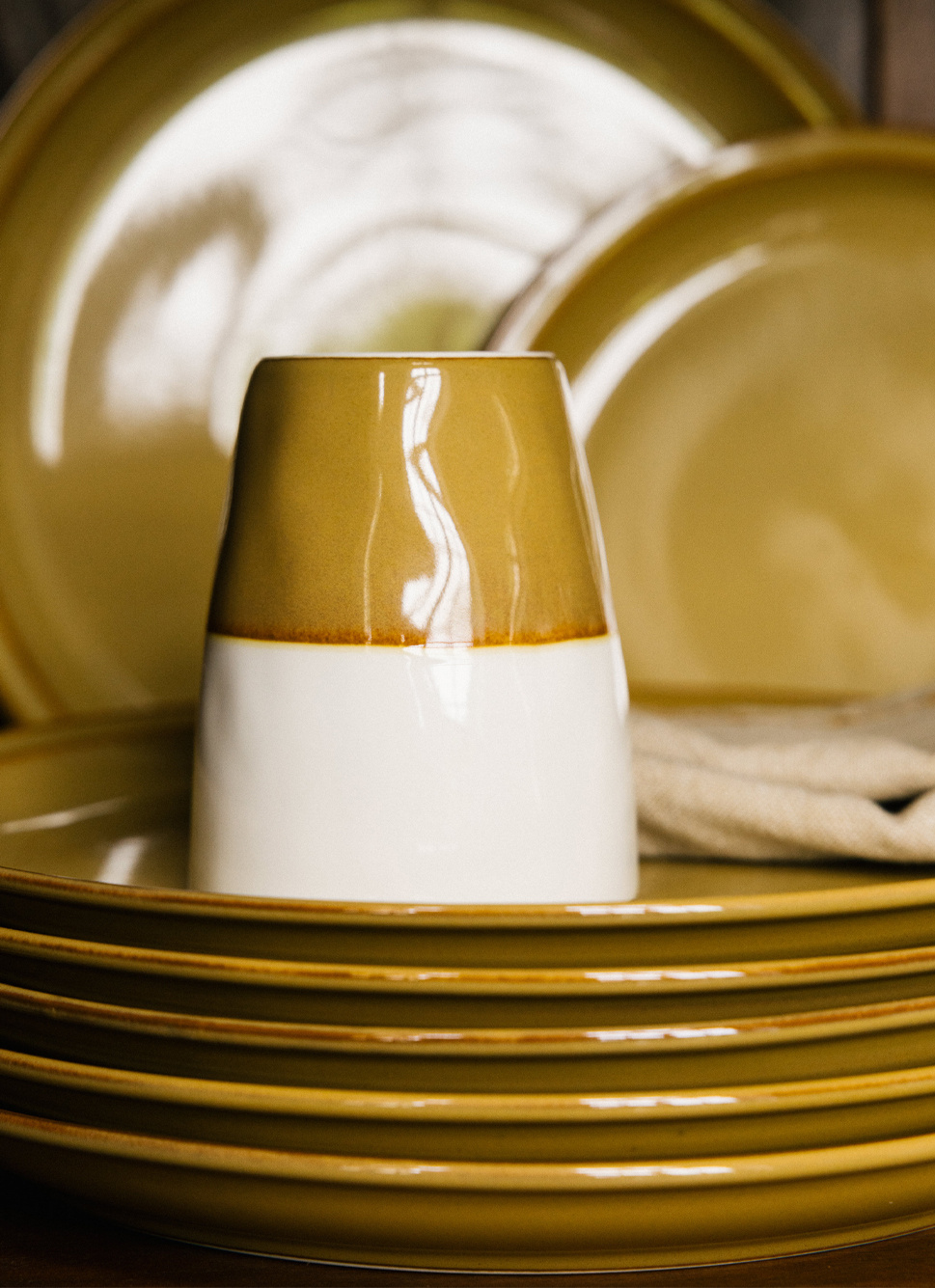 MUG QUOTIDIEN EN GRÈS OCRE