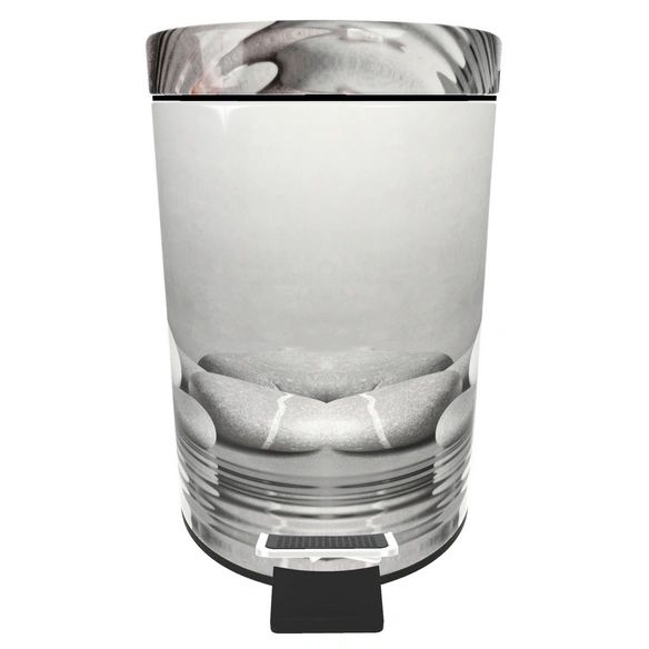 Kosmetikeimer »Vanesa«, 3,0L, Grau, Rund