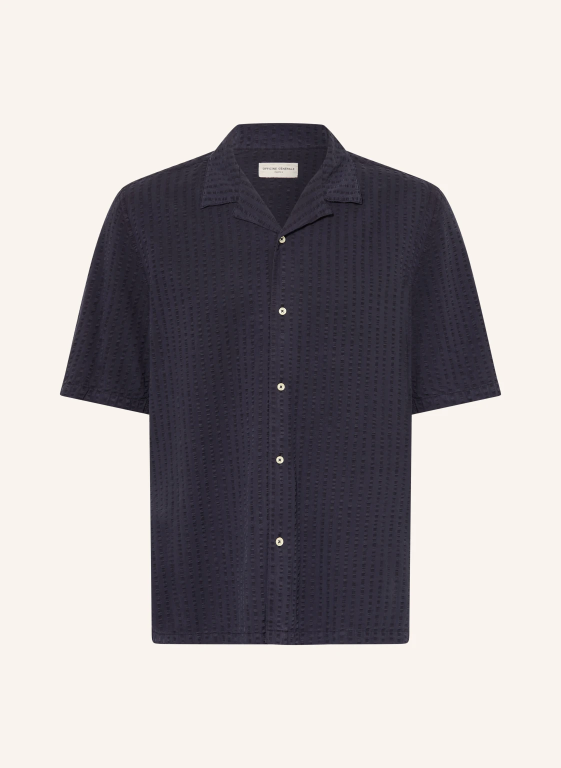 Officine Générale Leinenhemd BENOIT Slim Fit