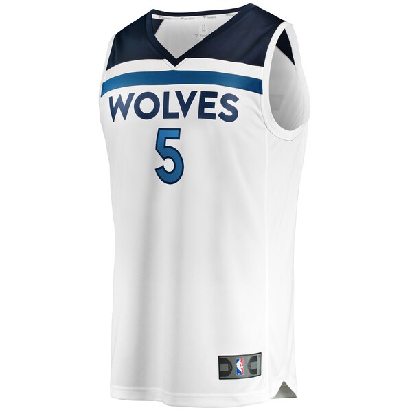 Anthony Edwards Minnesota Timberwolves  Youth Fast Break Replica Player Jersey - Association Edition - White