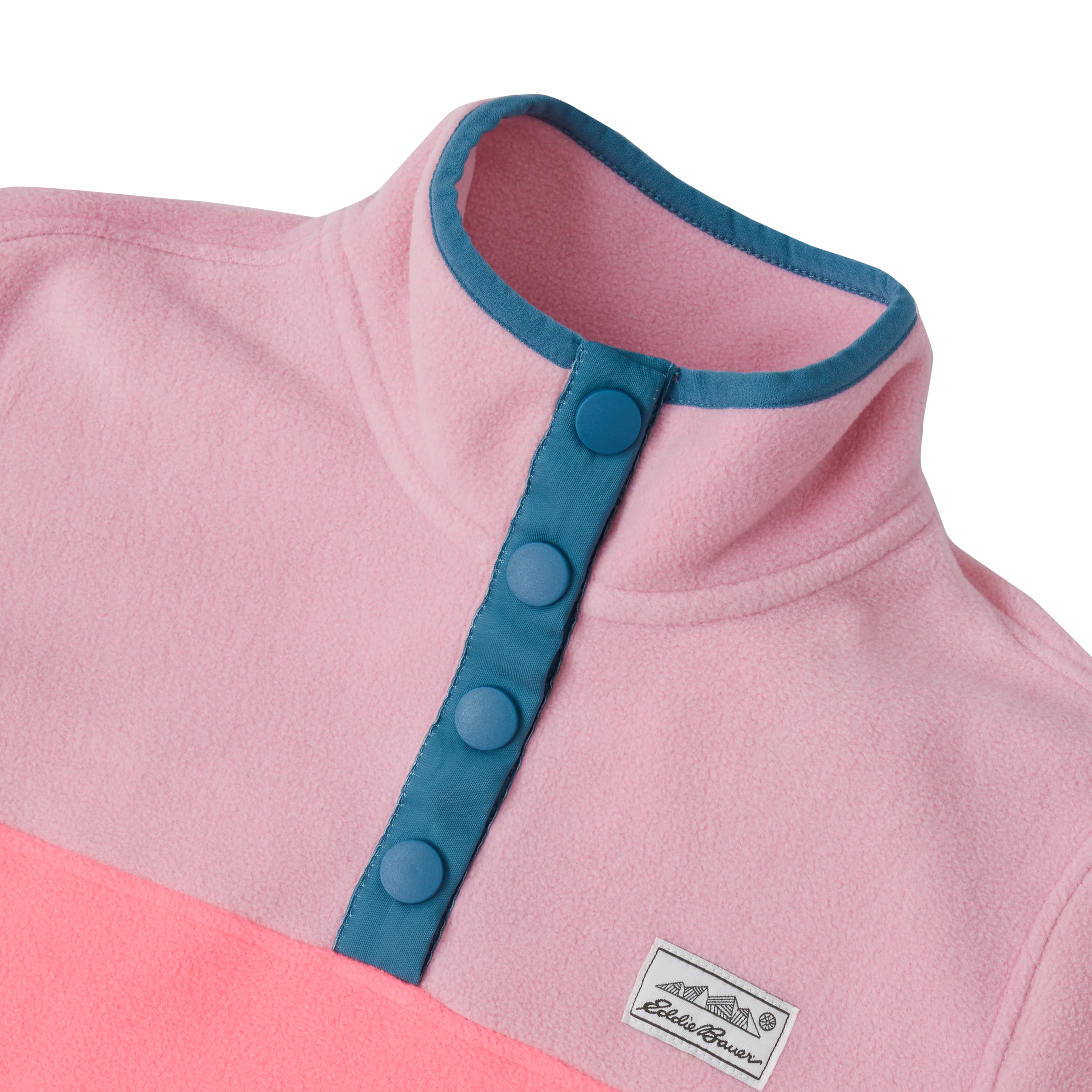 Girls' Polarfleece Quarter-Snap Pullover