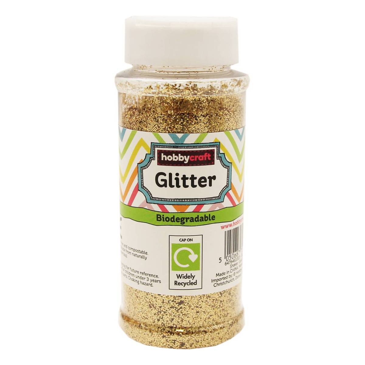 Gold Biodegradable Glitter Shaker 80g