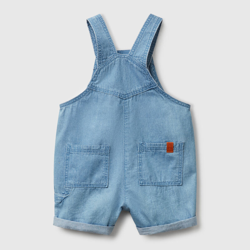Dungarees in chambray