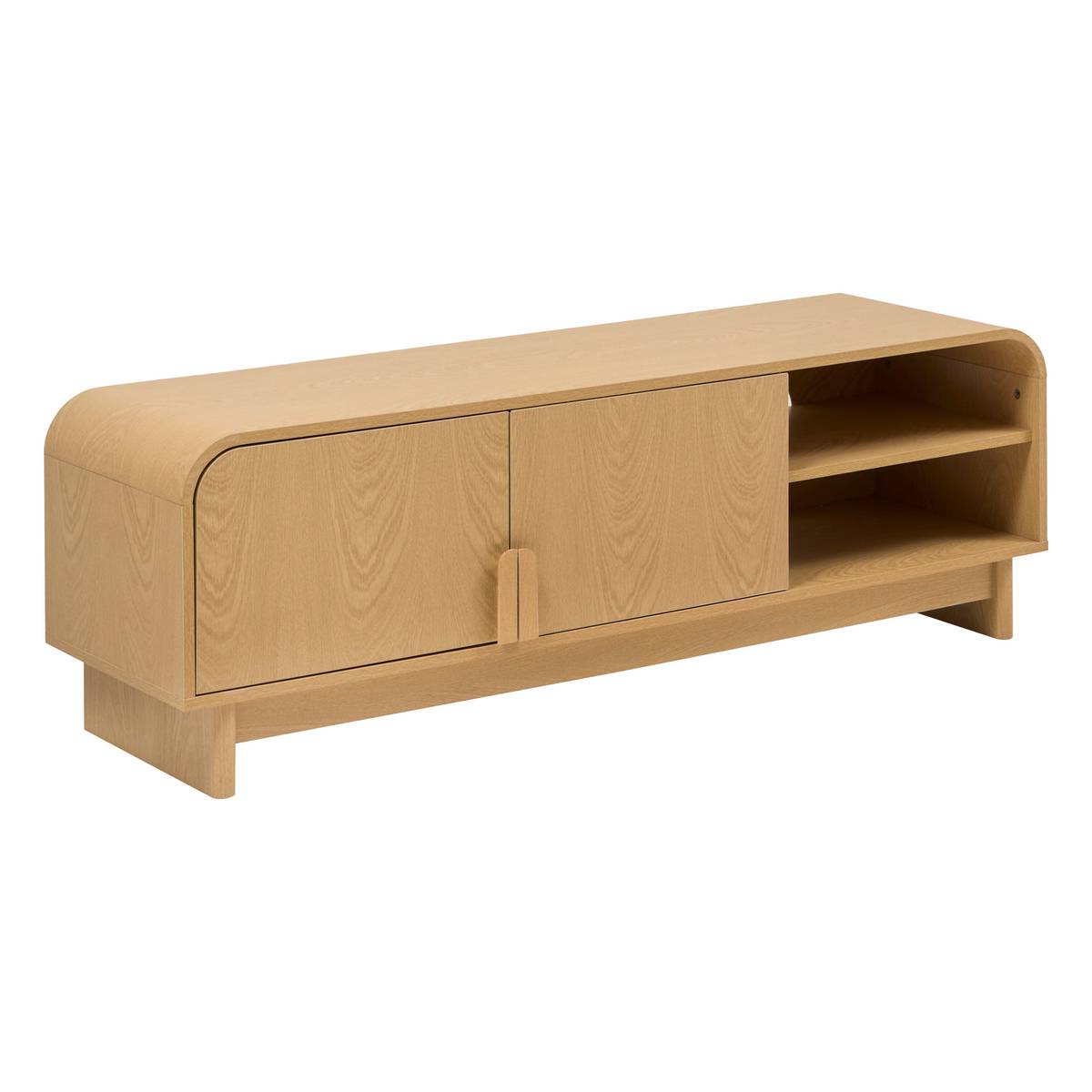 TV stand 2 doors 1 shelf "Lee" Beige, 140x40 cm