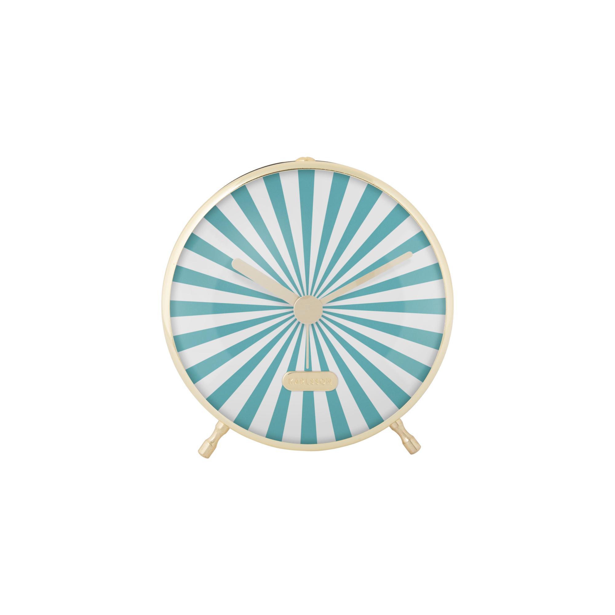 Karlsson wekker Candy Swirl - blauw - Ø12.5cm