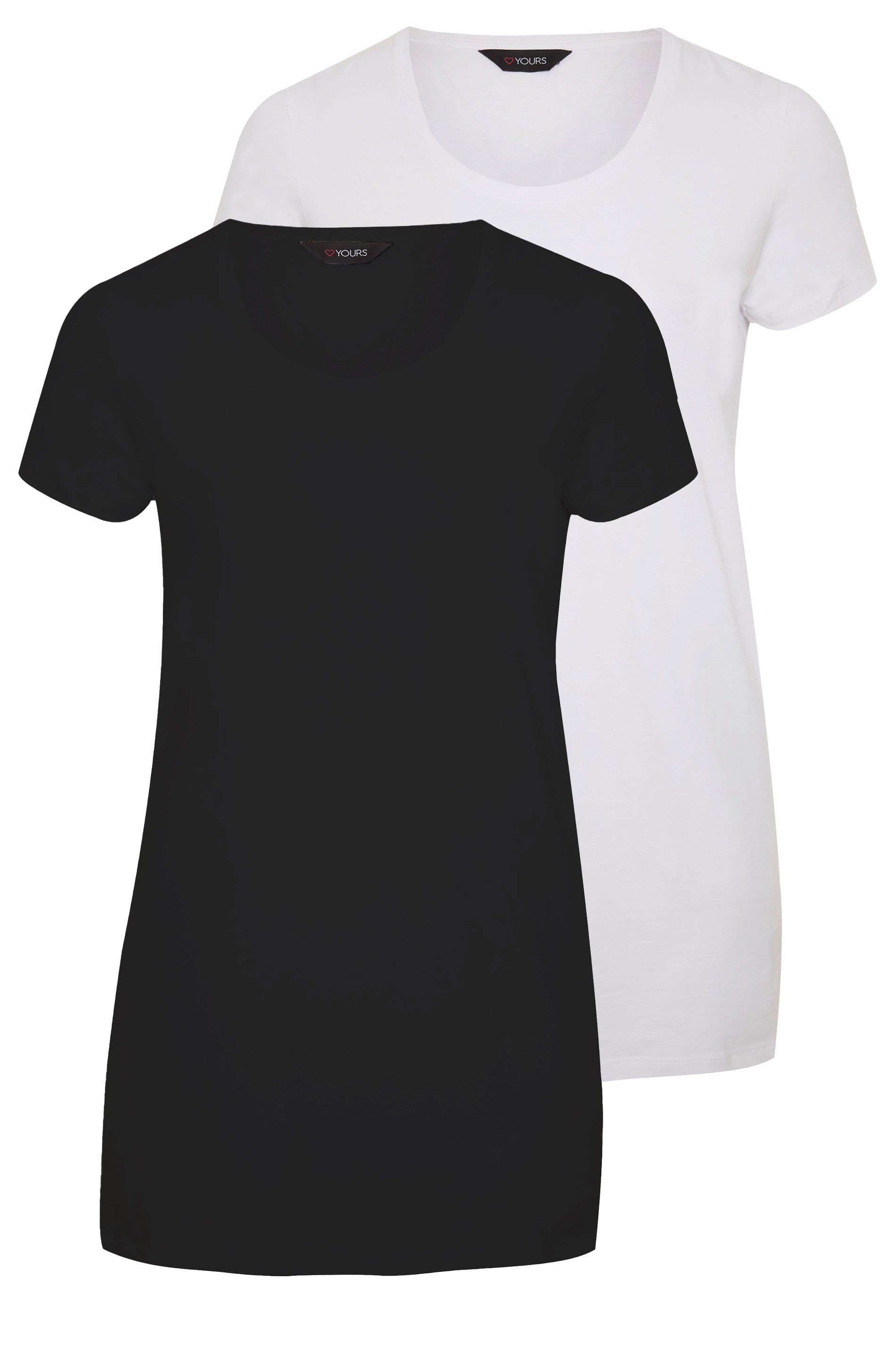 Yours 2 Pack Longline T-Shirts