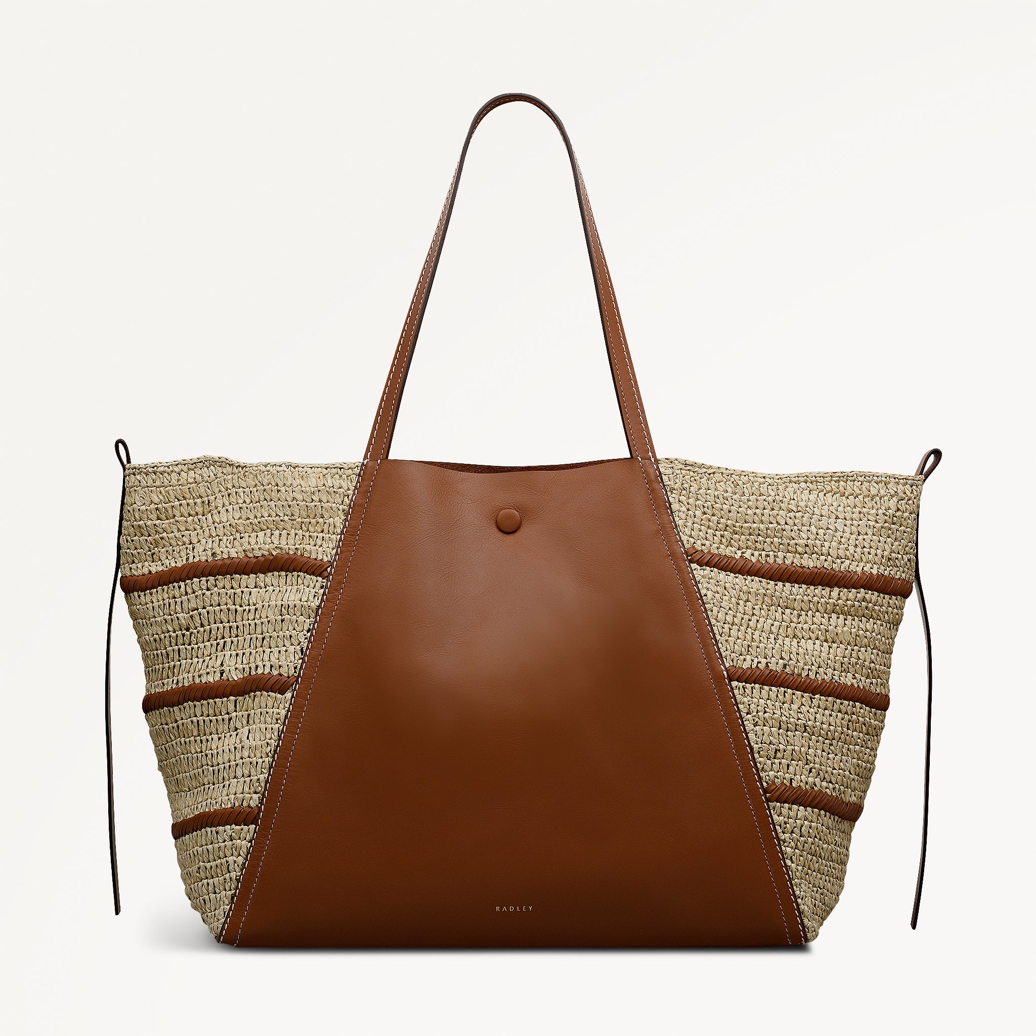 The Delphine - Raffia - Extra Large Open Top Tote