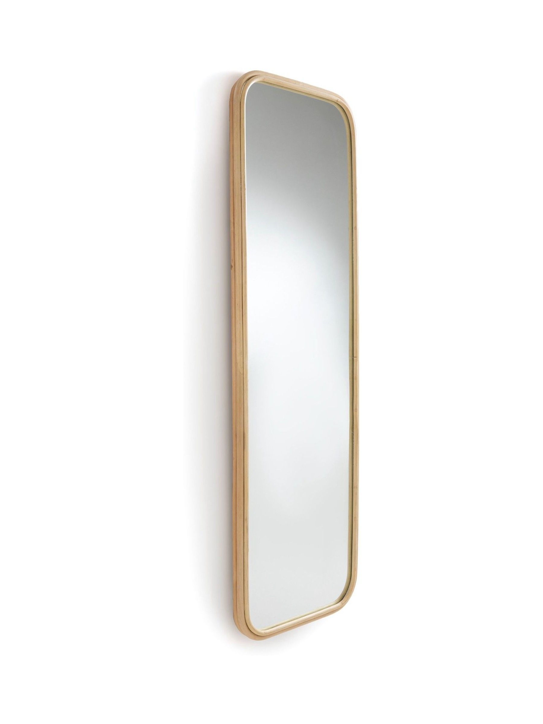 La Redoute Intérieurs Natural Nogu 51 x 160cm Rectangular Rattan Mirror