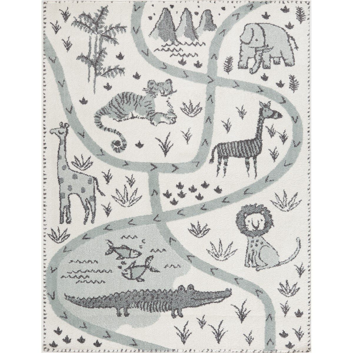 Tapete GIO savana cinza 133x190cm