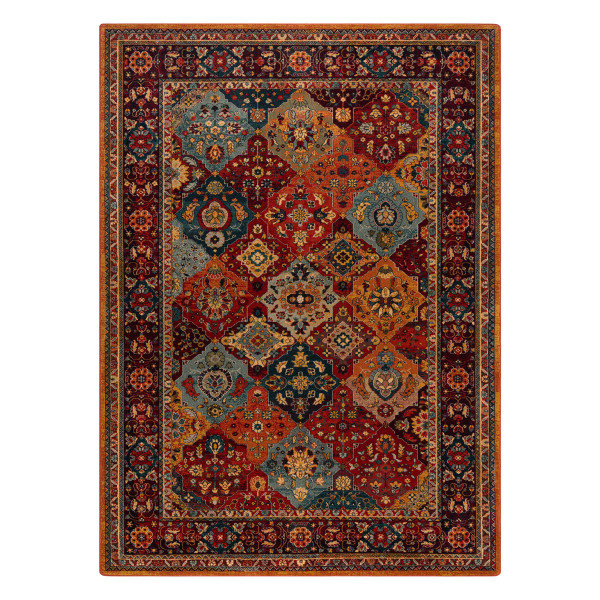Dywan wełniany POLONIA Samari Ornament rubin 170x235 cm