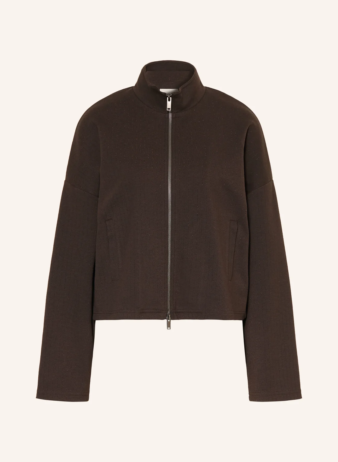 MILANO ITALY Sweatjacke mit Glitzergarn