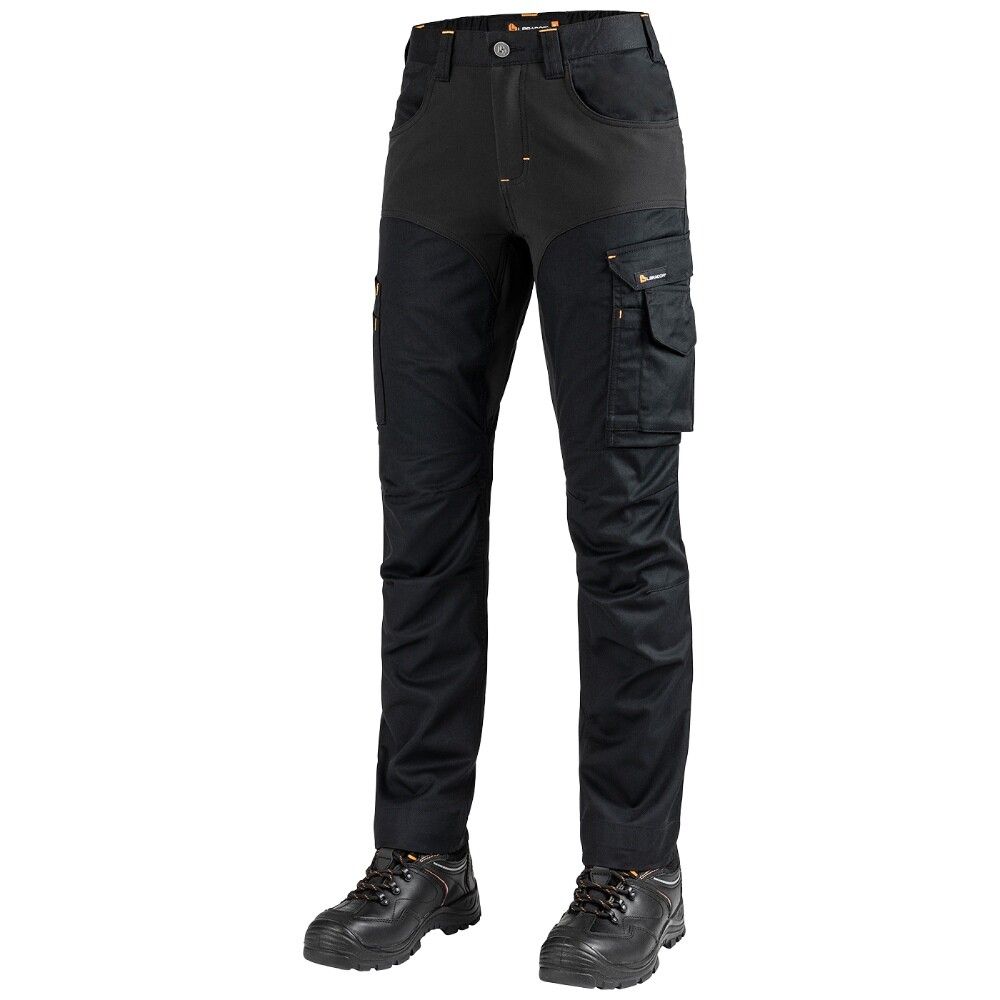 ARBEIDSBUKSE L.BRADOR 1091PB-W DAM SVART STR.42