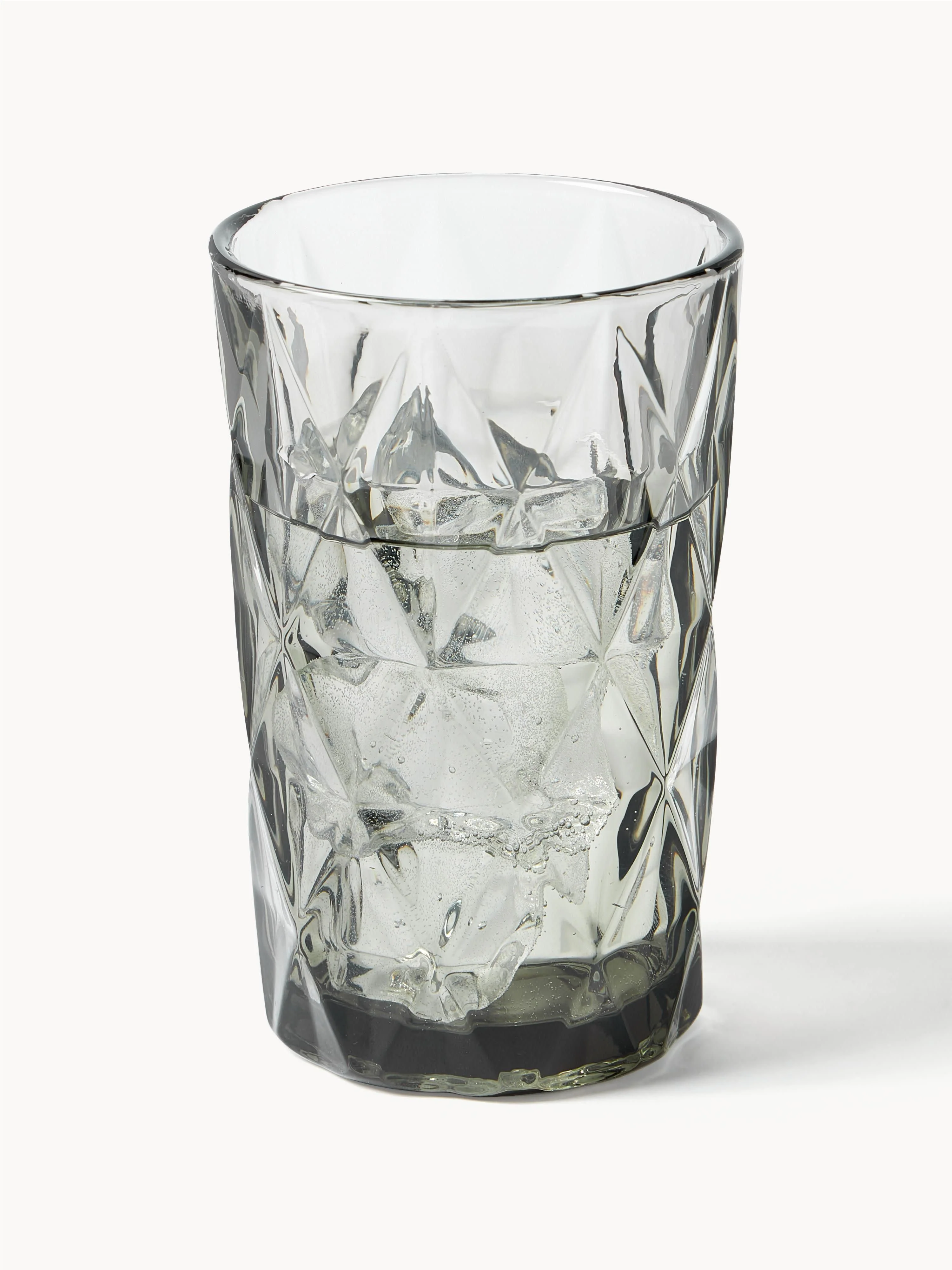 Longdrinkgläser Colorado mit Strukturmuster, 4er-Set